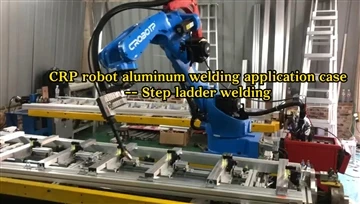 CRP Robot Aluminium Svetsning Applikation Case -- Step Ladder Svetsning